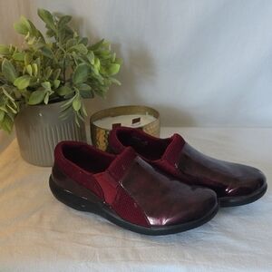 Alegria Maroon Mule Slip On Comfort/ Non Slip Footwear